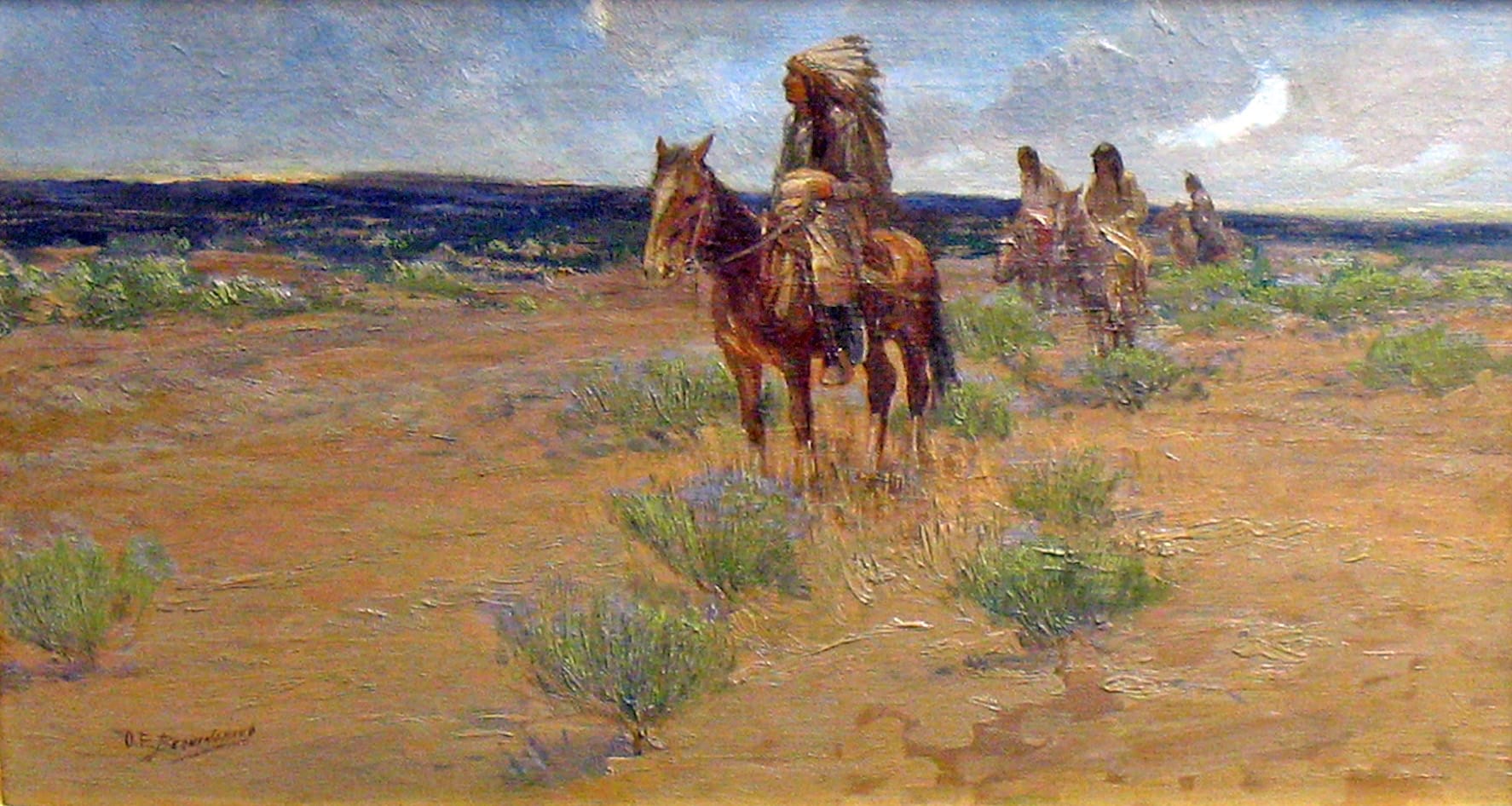 Oscar Edmund Berninghaus - Return to Camp