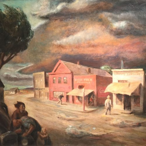 Robert O. Hodgell - Storm Over Lodge Pole